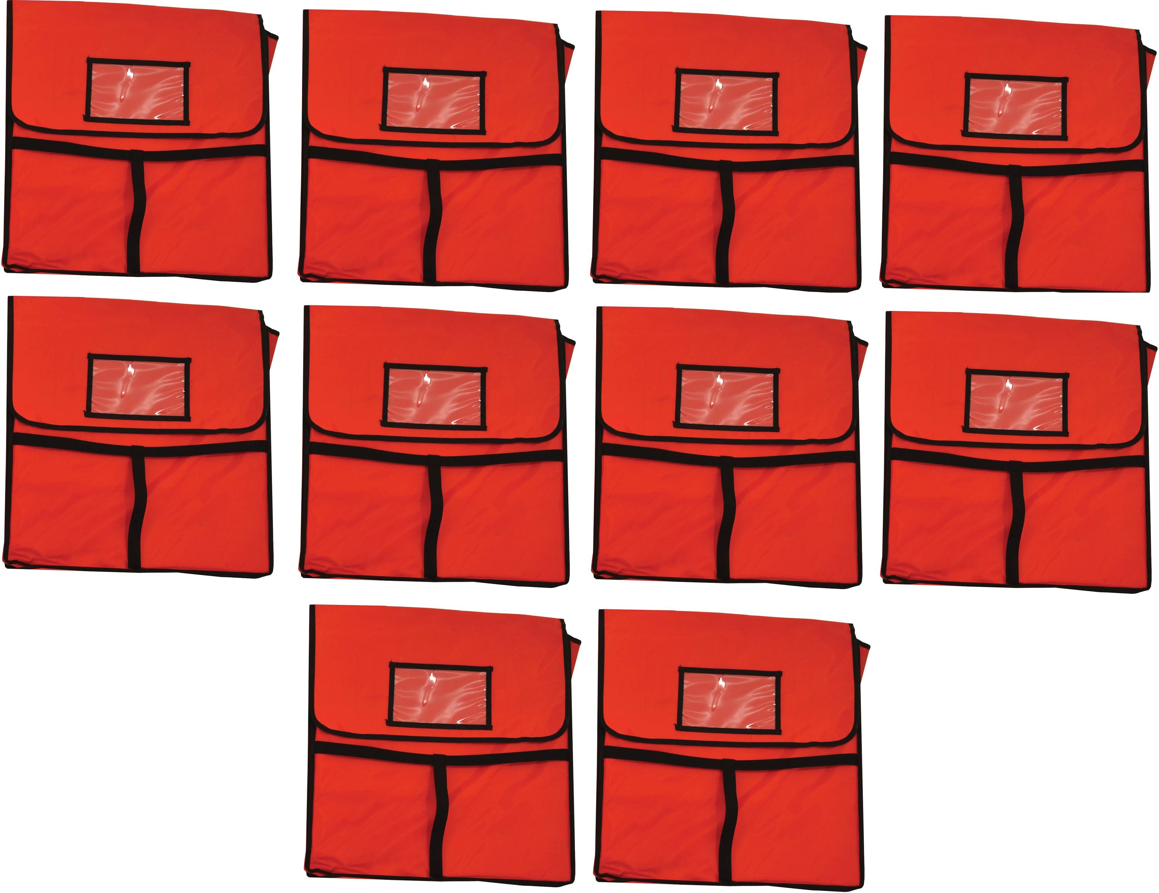 Omcan 20" x 20" Pizza Delivery Bag with Top Handle, Pack of 10 283 ChefSupplies.ca