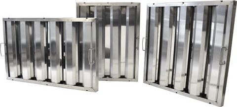 Omcan - 20" x 20" x 2” Range Hood Filter, Pack of 3 - 34838