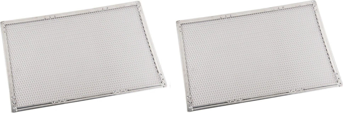 Omcan - 20" x 24" Heavy Duty Crimped Rectangular Pizza Screen, Pack of 3 - 13466