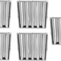 Omcan - 20" x 25" x 2” Range Hood Filter, Pack of 5 - 34839
