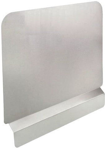 Omcan - 20.5 x 18" Stainless Steel Side Splash Guard For Gas Deep Fryer, Pack of 3 - 47451
