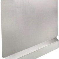 Omcan - 20.5 x 18" Stainless Steel Side Splash Guard For Gas Deep Fryer, Pack of 6 - 47451
