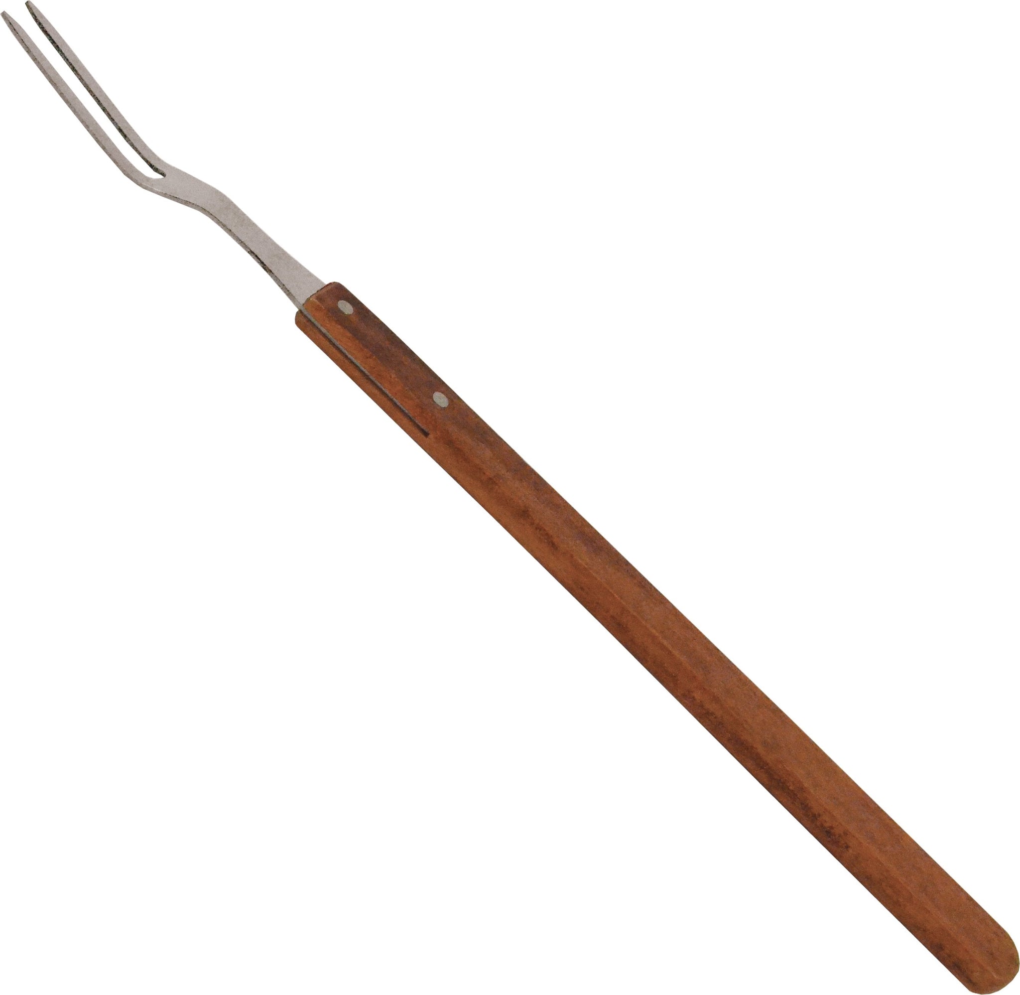 Omcan - 21” Pot Fork with Long Wood Handle, 50/cs - 80496