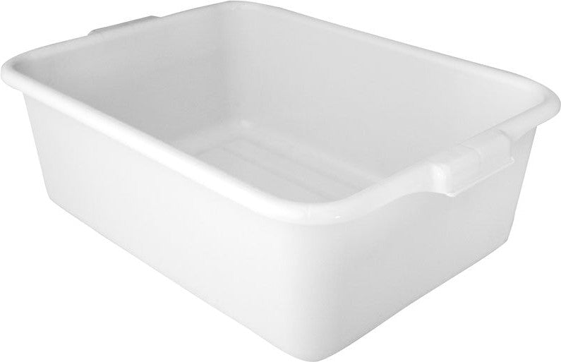 Omcan - 21.5″ x 15.5″ x 5″ Standard White Bus Box, Pack of 10 - 80892