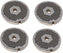 Omcan - #22 (3.2 mm) European-Style Stainless Steel with Hub Meat Grinder Plate, Pack of 2 - 11199