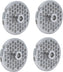 Omcan - #22 (8 mm) European-Style Stainless Steel with Hub Meat Grinder Plate, Pack of 2 - 11202