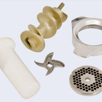 Omcan - #22 European Stainless Steel Meat Grinder 1.5 HP - 11053