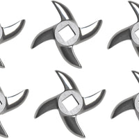 Omcan - #22 European-Style Meat Grinder Knife, Pack of 3 - 11078