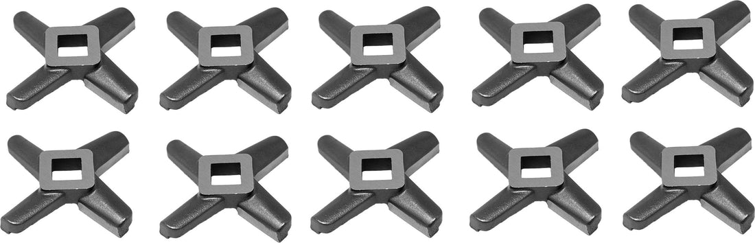 Omcan - #22 Hard Steel Meat Grinder Knife, Pack of 5 - 11081