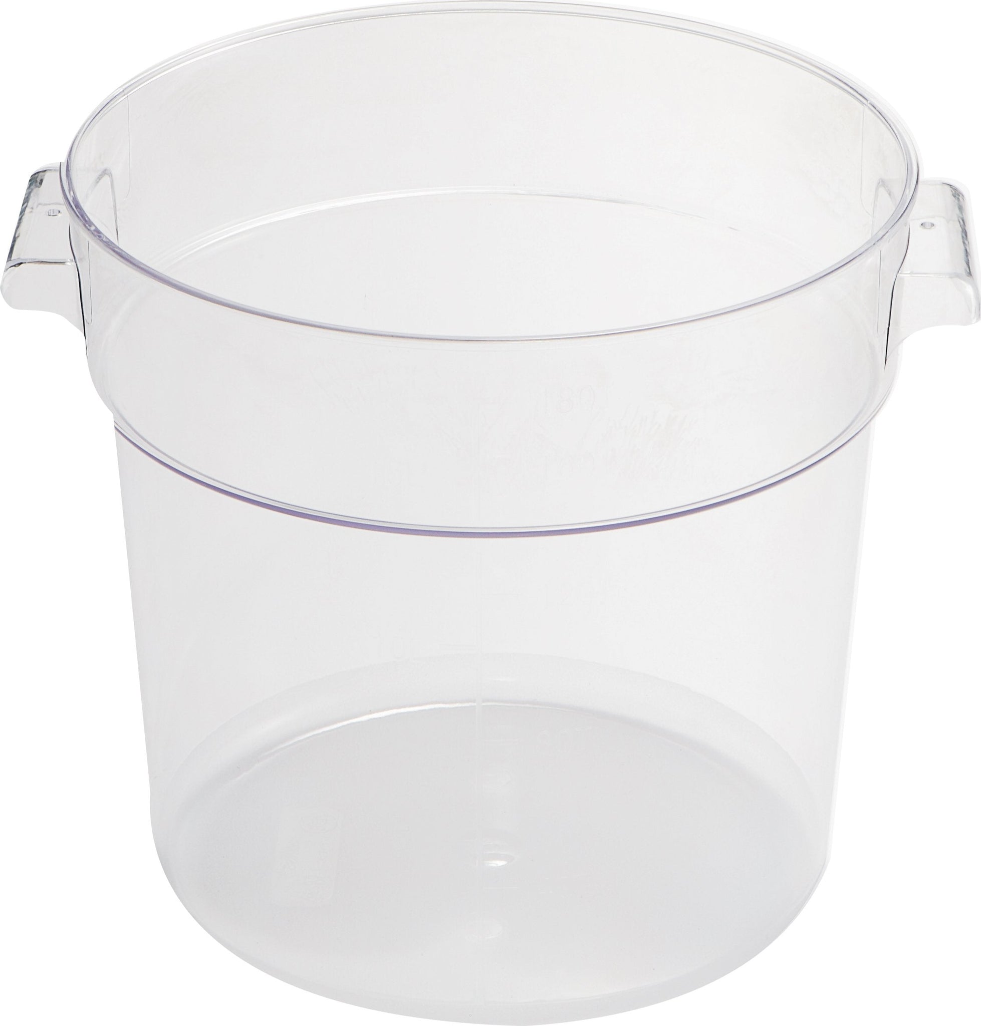 Omcan - 22 QT Polycarbonate Round Food Storage Container, 4/cs - 80200