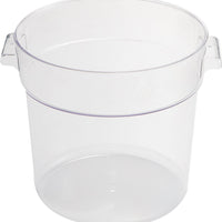 Omcan - 22 QT Polycarbonate Round Food Storage Container, Pack of 4 - 80200