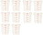 Omcan - 22 QT Translucent Square Food Storage Container, Pack of 6 - 80197