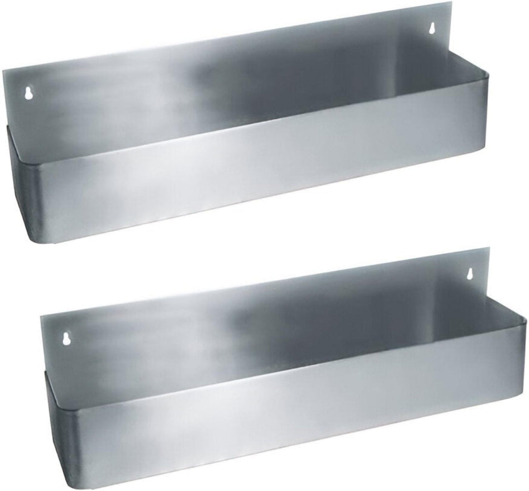 Omcan - 22" Stainless Steel Single Speed Bar Rail, Pack of 5 - 80862