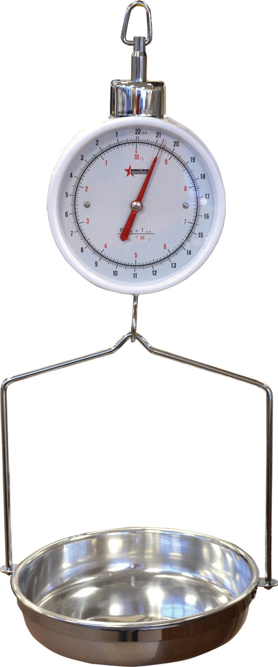 Omcan - 22 lb Dial Hanging Scale, Pack of 2 - 23815