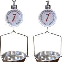 Omcan - 22 lb Dial Hanging Scale, Pack of 2 - 23815