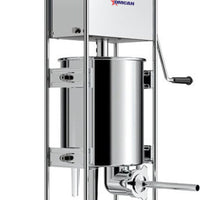 Omcan - 22 lb Stainless Steel Vertical Manual Sausage Stuffer - 47499
