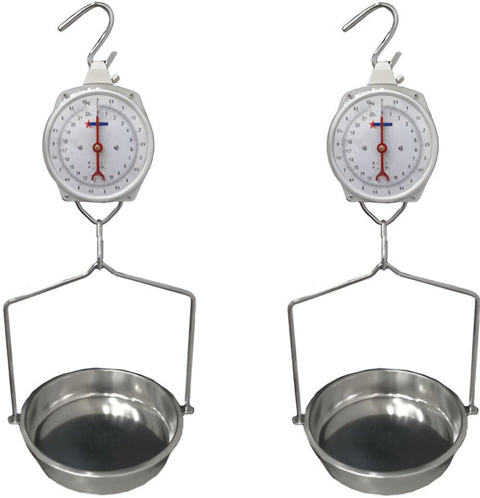 Omcan - 22 lbs Dial Hanging Scale, Pack of 2 - 43827