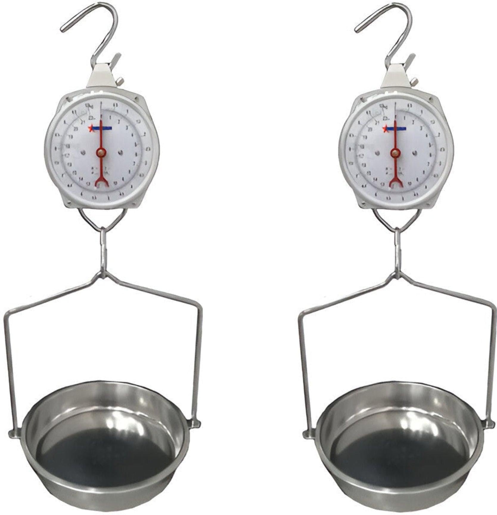 Omcan - 22 lbs Dial Hanging Scale, Pack of 2 - 43827