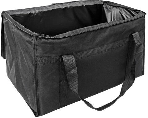 Omcan - 22" x 13.9" x 13" Black Insulated Delivery Bag, Pack of 3 - 80949