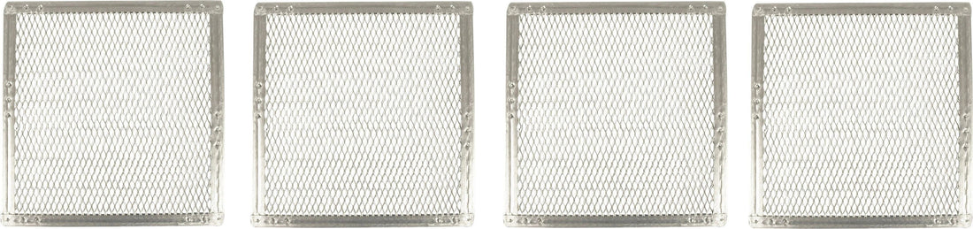 Omcan - 22" x 22" Heavy Duty Crimped Square Pizza Screen, Pack of 4 - 13467