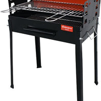Omcan - 22.4" x 14.2" x 26.8" Painted Steel Charcoal BBQ Grill - 47309