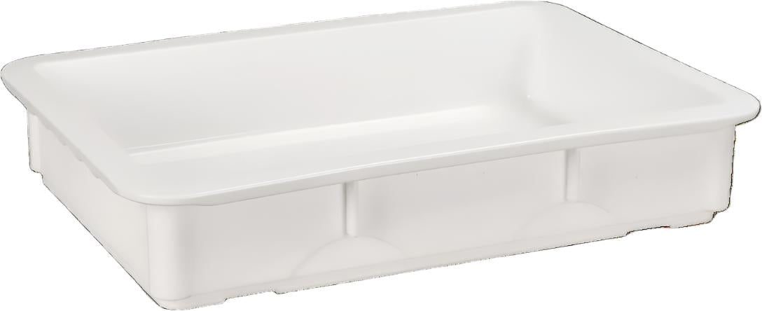 Omcan - 22.5” x 15.2” x 4.25” Stackable Pizza Dough Proofing Box, Pack of 6 - 81154