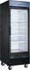 Omcan - 23 Cu.Ft. Black Display Freezer With Single Glass Door - 51030