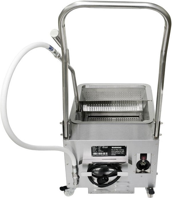 Omcan - 23 L Stainless Steel Oil Filtering Machine - 44481