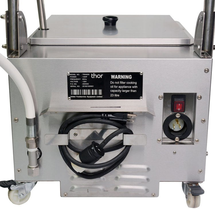 Omcan - 23 L Stainless Steel Oil Filtering Machine - 44481