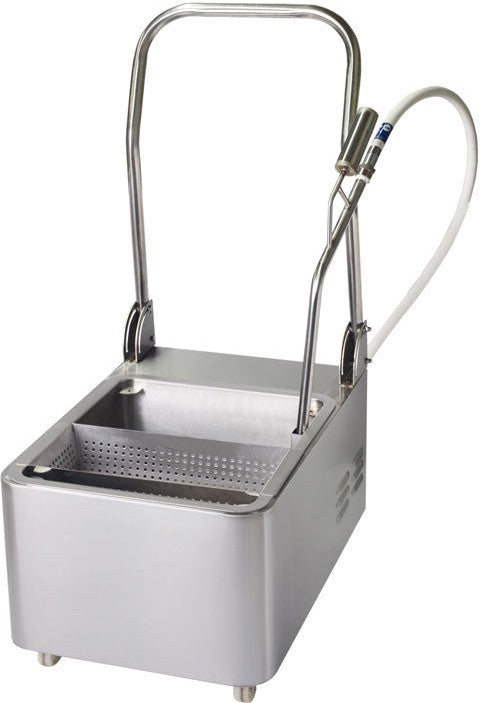 Omcan - 23 L Stainless Steel Oil Filtering Machine - 44481