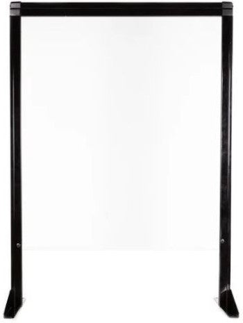 Omcan - 23” x 32” Clear Polycarbonate Countertop Shield - 46759