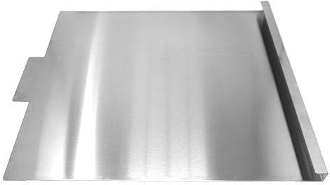 Omcan - 23.3" x 26.3" Stainless Steel Tank Cover for Gas Fryer #46020/46021, Pack of 2 - 47453