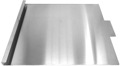 Omcan - 23.3" x 26.3" Stainless Steel Tank Cover for Gas Fryer #46020/46021, Pack of 2 - 47453