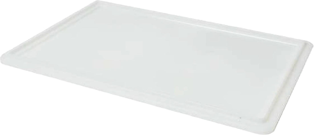 Omcan - 23.6” x 15.7” White Polypropylene Lid for Pasta Tray, Pack of 8 - 81134