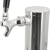 Omcan - 24″ 6.5 Cu.Ft. Single Solid Door Kegerator / Beer Dispenser With 1 Tap - 50066