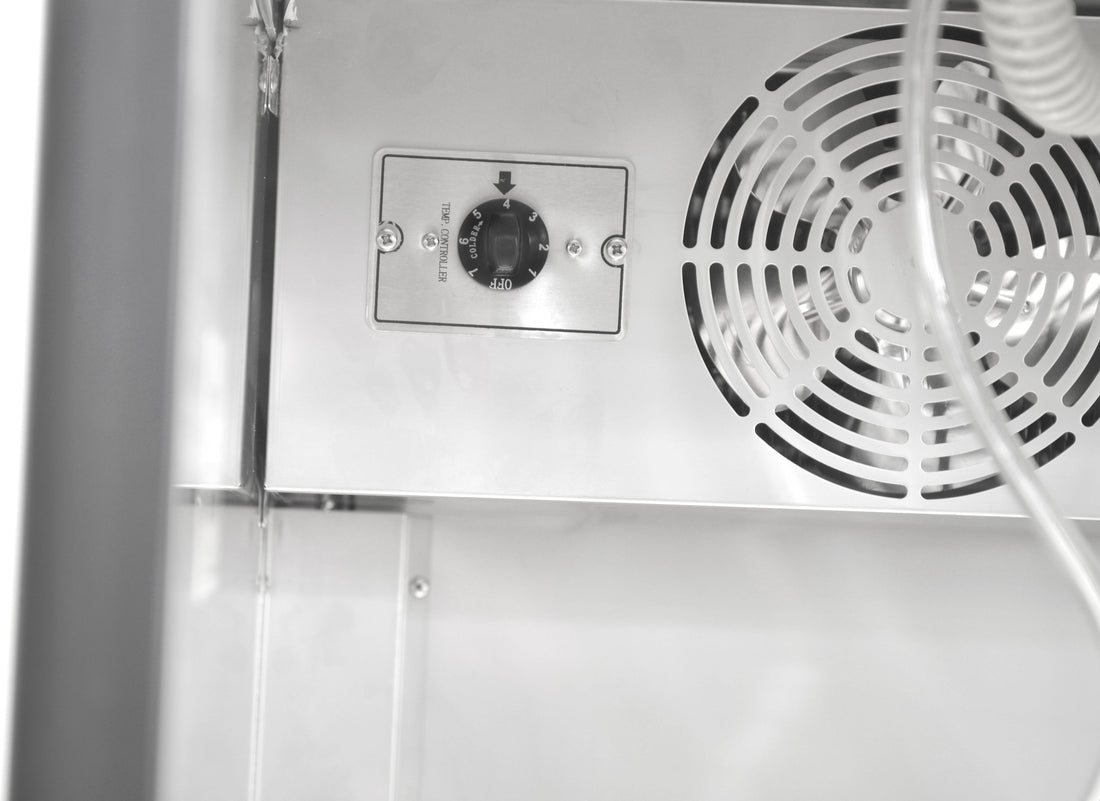 Omcan - 24″ 6.5 Cu.Ft. Single Solid Door Kegerator / Beer Dispenser With 1 Tap - 50066