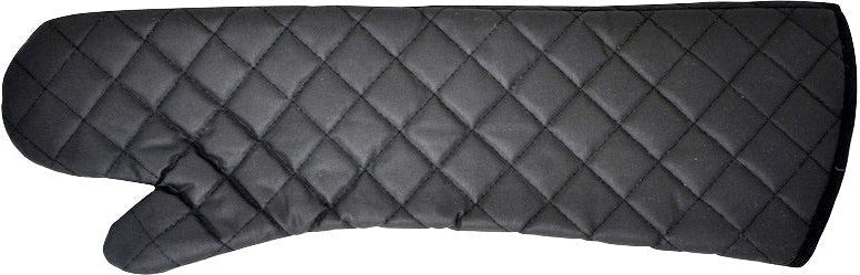 Omcan - 24" Charcoal Black Flame Resistant Oven Mitt, Pack of 20 - 46347