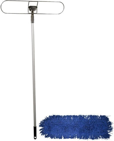 Omcan - 24" Dust Mop with 60-inch Aluminium Handle, Pack of 5 - 80875