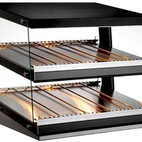 Omcan - 24″ Heated Pass-Through Station with 2.29 Cu.Ft. Display Warmer - 47510