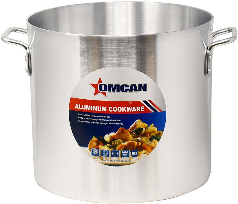 Omcan - 24 QT Aluminium Stock Pot, Pack of 2 - 43370