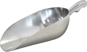 Omcan - 24 oz Aluminum Scoop with Round Bottom, 20/cs - 27681
