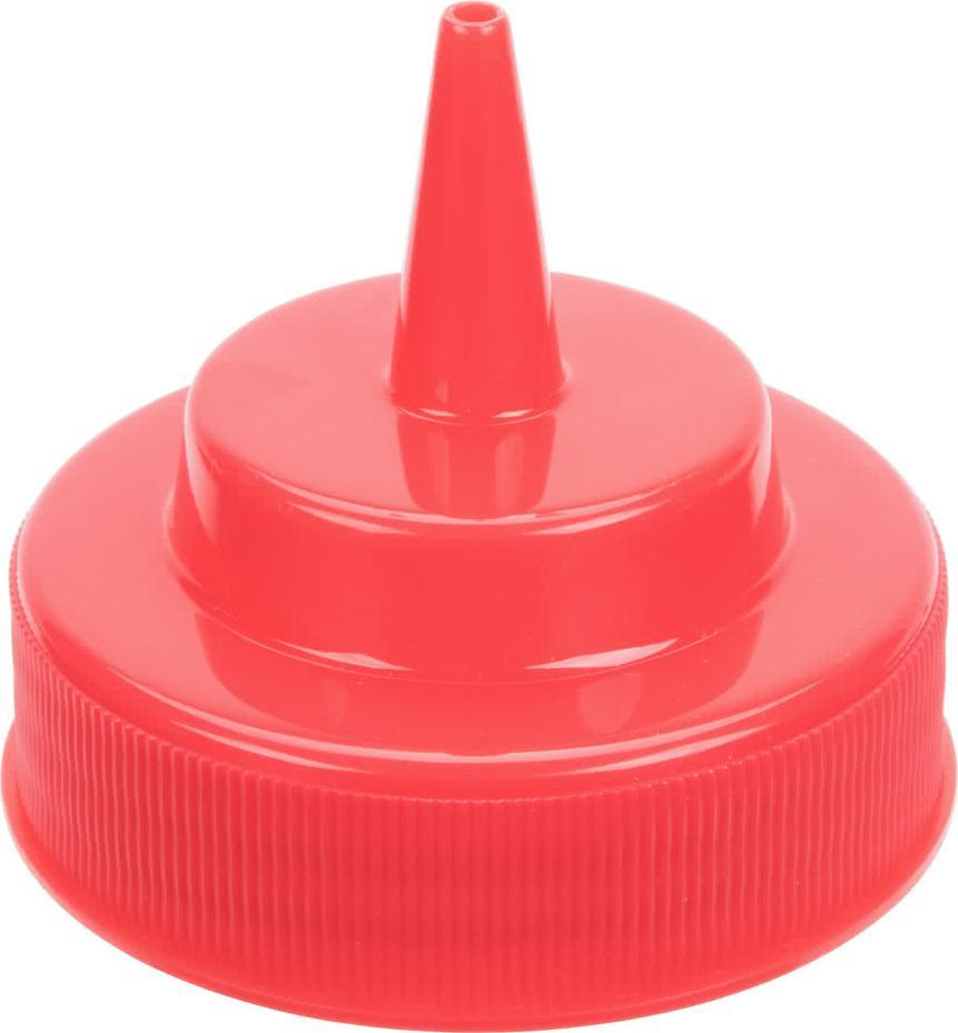 Omcan - 24 oz Red Condiment Squeeze Bottles, Pack of 40 - 40472