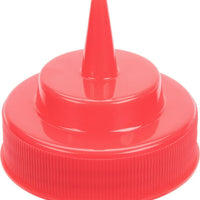 Omcan - 24 oz Red Condiment Squeeze Bottles, Pack of 40 - 40472