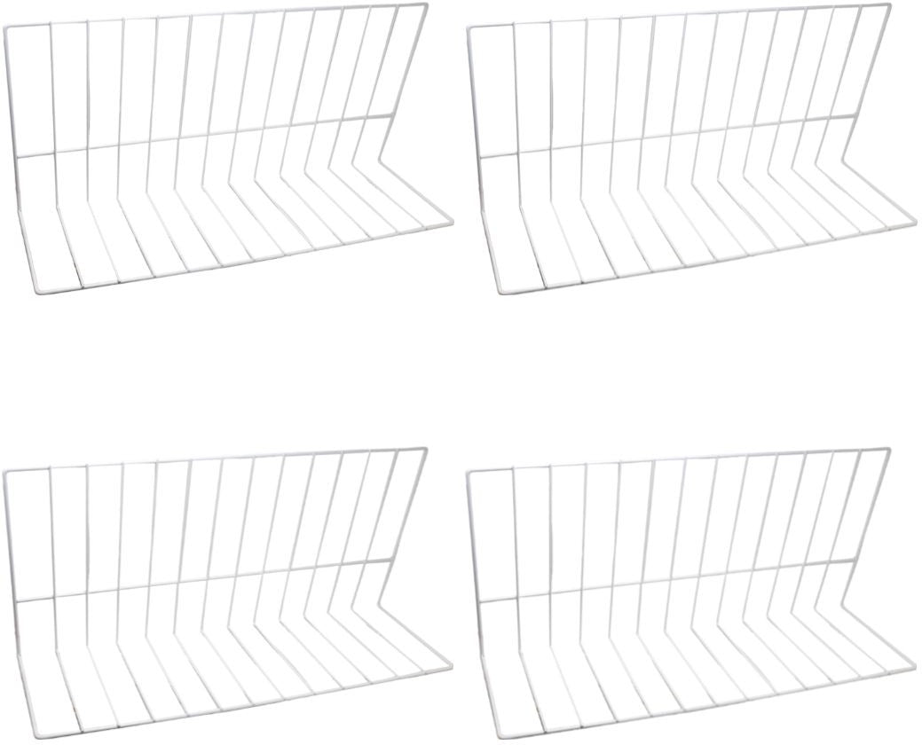 Omcan - 24” x 12” x 8” White Wire Freezer Divider, Pack of 4 - 10745