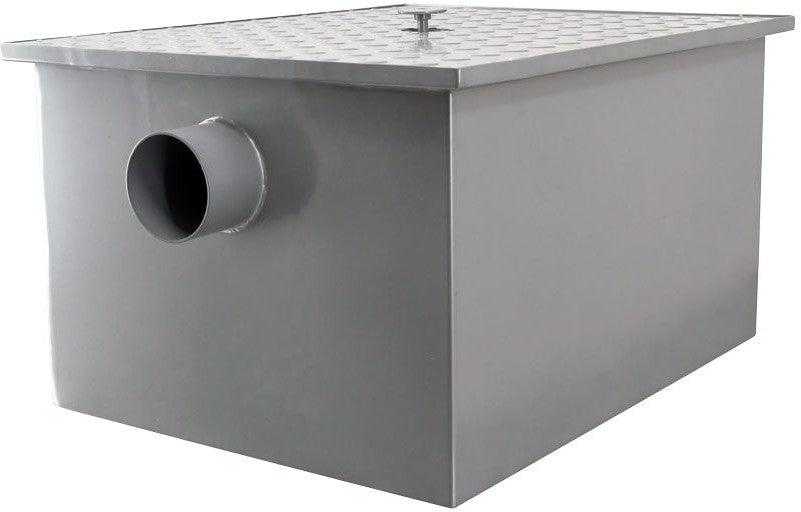 Omcan - 24" x 18.9" x 13" Grease Trap Steel With Capacity 40lbs - 46517