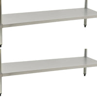 Omcan - 24” x 24” Elite Undershelf For Work Tables, Pack of 2 - 17614