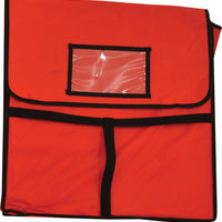 Omcan - 24" x 24" Pizza Delivery Bag with Top Handle, Pack of 5 - 28354