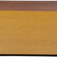 Omcan - 24" x 30" Oak/Walnut Rectangular Table Top, Pack of 2 - 43160