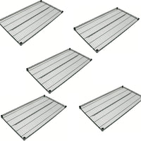 Omcan - 24″ x 36″ Black Epoxy Wire Shelf, Pack of 5 - 48097