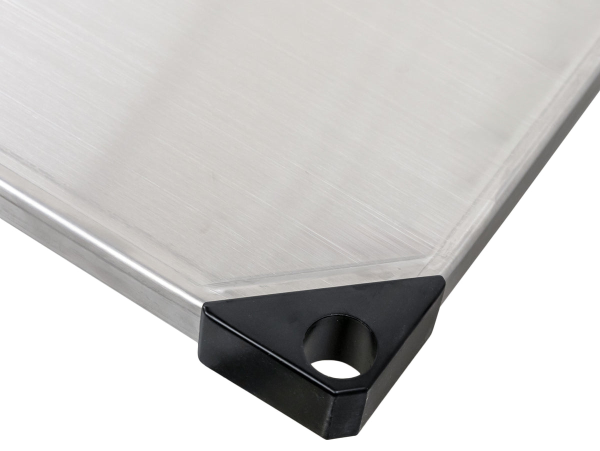 Omcan - 24″ x 36″ Stainless Steel Solid Shelf for Chrome Racks - 49137
